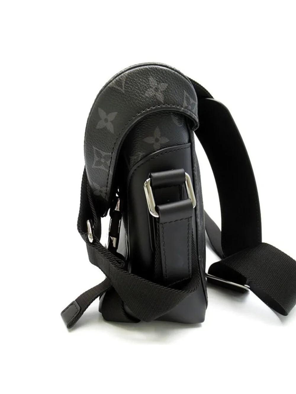 Louis Vuitton Messenger Voyage PM Monogram Eclipse Shoulder Bag Black Beauty